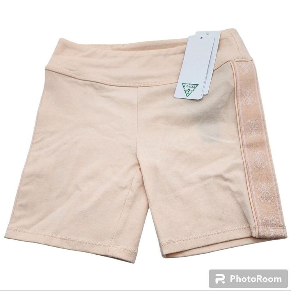 Guess Active Girl's Biker Shorts Kids Girls Peach Size 8 NWT